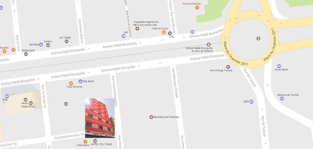 Hotel Tej 튀니스 외부 사진